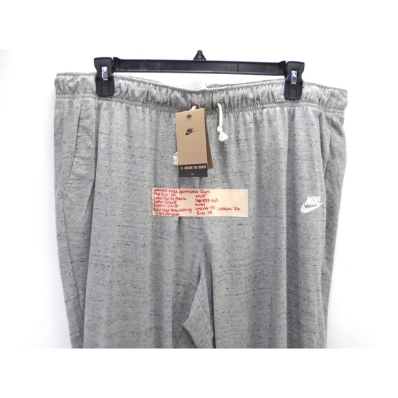 Nike Capri Jogger Pants Women’s Plus Size 2X (42x26) Standard Fit Mid Rise Gray - Picture 2 of 11